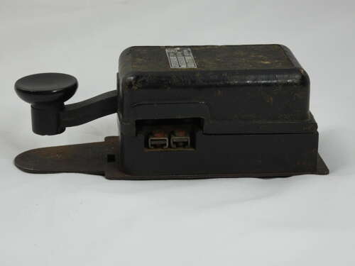 WW2 German Luftwaffe T2 Morse Code Telegraph Key With Headphones