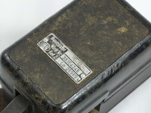 WW2 German Luftwaffe T2 Morse Code Telegraph Key With Headphones
