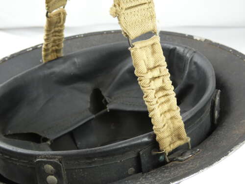 Rare WW2 British Wardens Helmet, W Both Sides