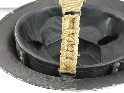 Rare WW2 British Wardens Helmet, W Both Sides
