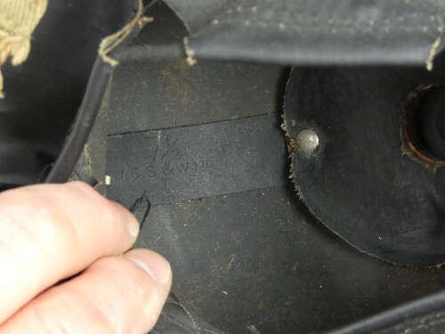 Rare WW2 British Wardens Helmet, W Both Sides