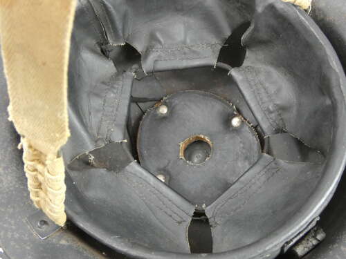 Rare WW2 British Wardens Helmet, W Both Sides