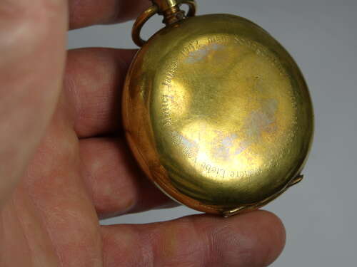WW2 German Pocket Watch, Engraved