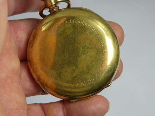 WW2 German Pocket Watch, Engraved