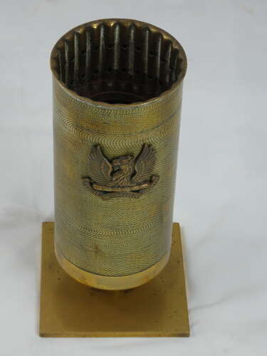WW2 British Trench Art Spill Vase