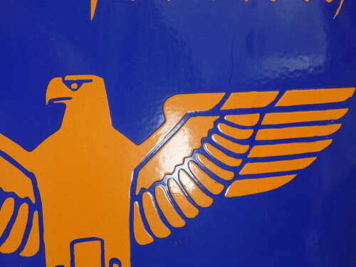 German Reichsbahn Wall Sign