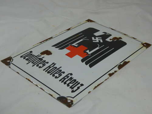 WW2 German Red Cross Building Wall Sign
