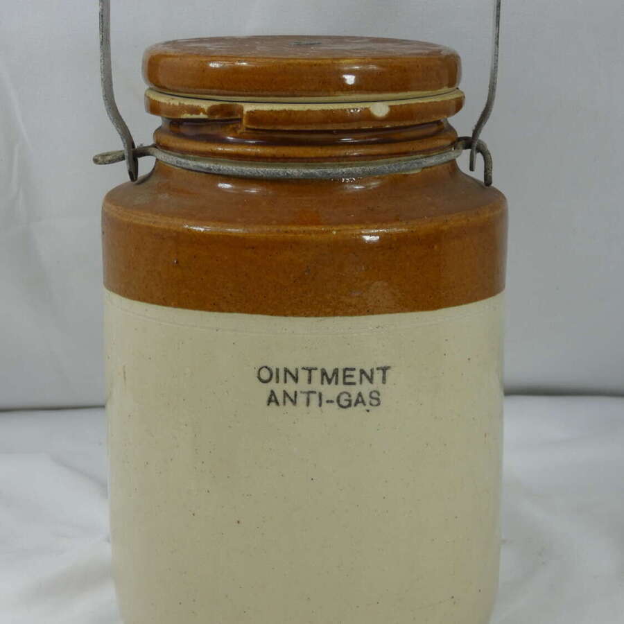 WW2 British Anti-Gas Ointment Jar