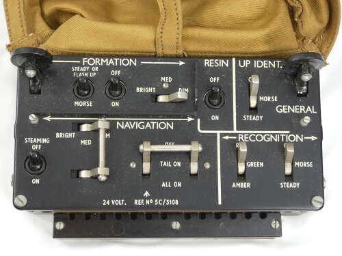 Mint Unused Still Boxed R.A.F. Lighting Control/Signal Panel 5c/3108
