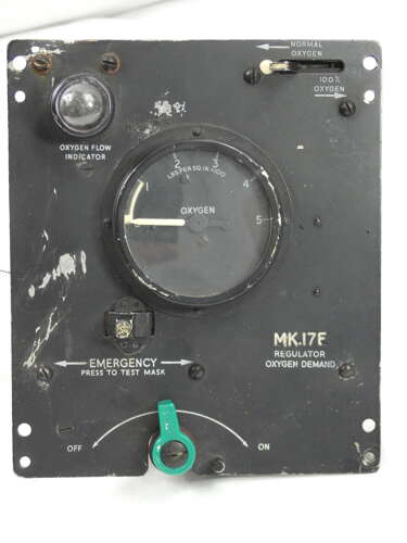 Post War British Army Helicopter Control Panel