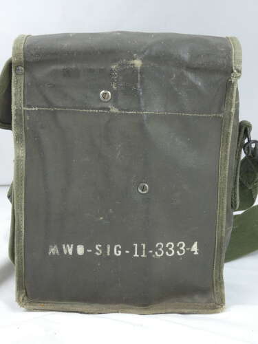 WW2 U.S. Field Telephone In Canvas Case