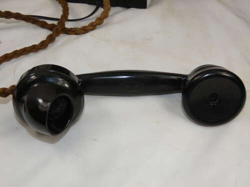 Antique 1930s Rare Crocodile Longcase Telephone