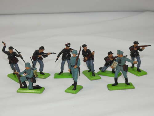 Vintage German Infantry and Panzer Metal Figures