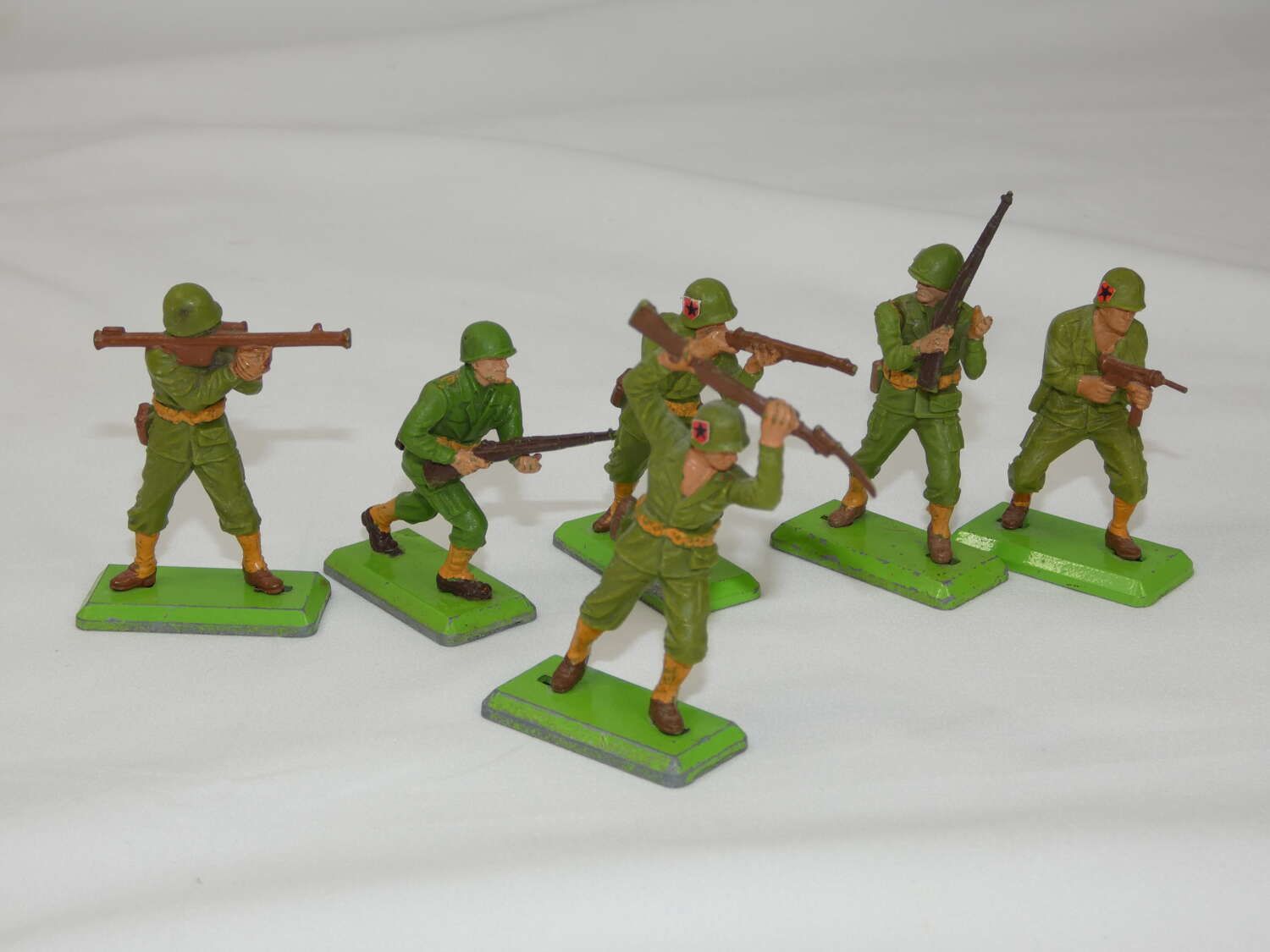Vintage U.S. Infantry Metal Figures