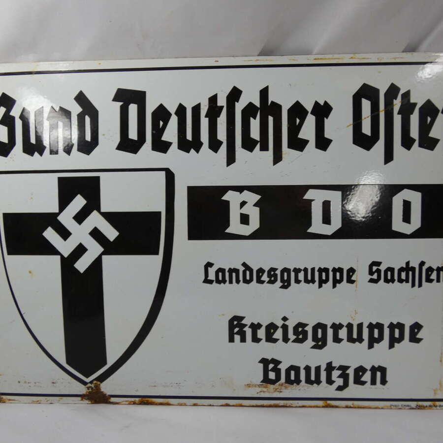 WW2 German Building Sign