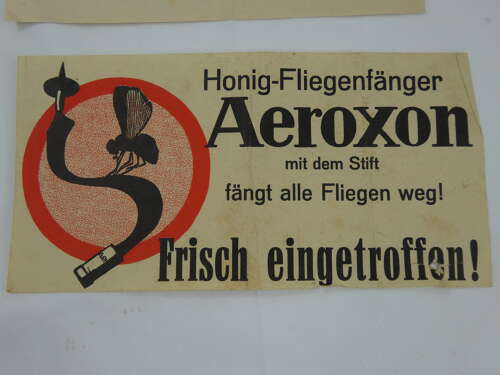WW2 Aeroxon German Leaflet / Ad