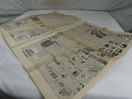WW2 British 1941 News Paper