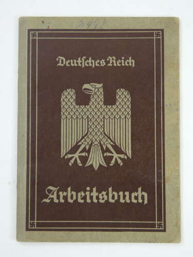 WW2 German Arbeitsbuch