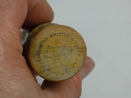 WW2 British  Soldiers Shaving Brush Dated