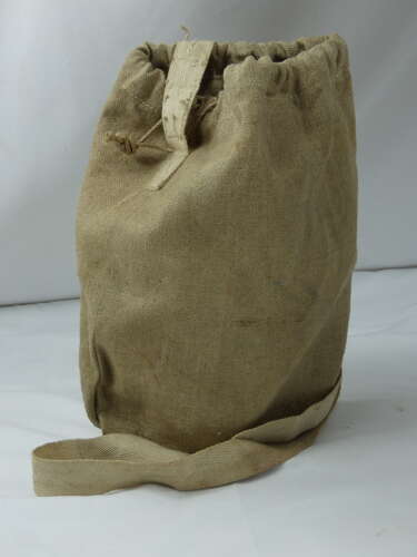 WW2 British Civilian Gas Mask With Canvas Carry Bag