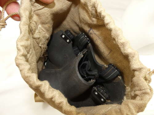 WW2 British Civilian Gas Mask With Canvas Carry Bag
