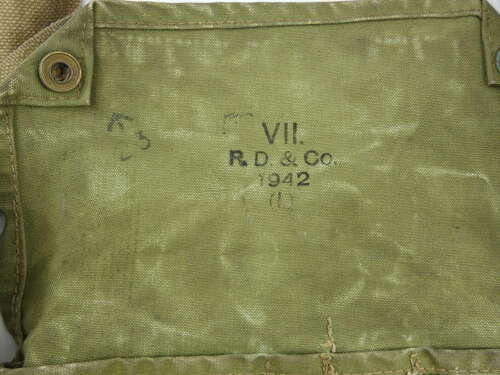 WW2 British Army Bag - Dated 1942
