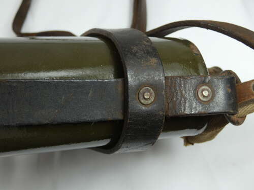 WW1 British Army Water Bottle With Its Leather Cradle