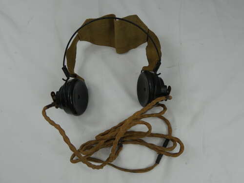 WW2 British Army Radio Headset In Mint Condition
