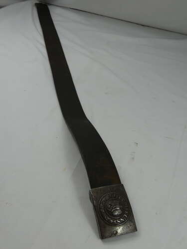 WW2 German Heer Army Belt And Belt Buckle