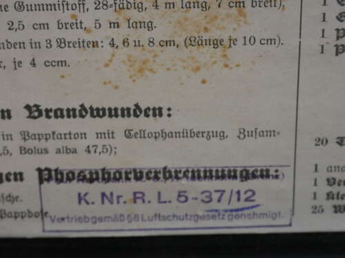 WW2 German Luftwaffe Medic Chest With Items