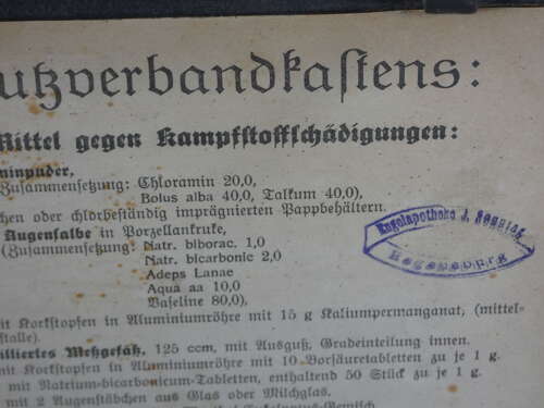 WW2 German Luftwaffe Medic Chest With Items