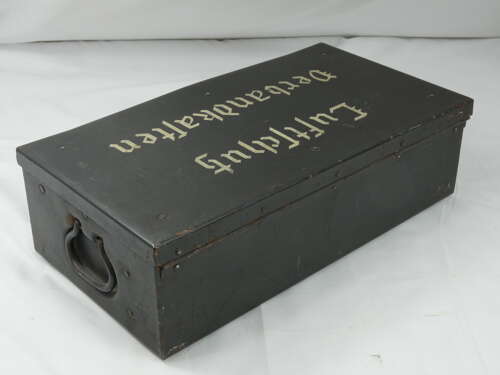 WW2 German Luftwaffe Medic Chest With Items