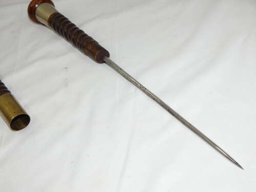 Antique 1900s Gentlemen's Concealed Dagger Walking Stick