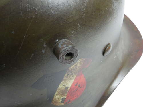 WW1 German M16 Hitler Youth DD Camo Helmet ( Reproduction )