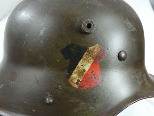 WW1 German M16 Hitler Youth DD Camo Helmet ( Reproduction )