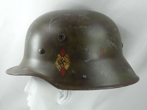 WW1 German M16 Hitler Youth DD Camo Helmet ( Reproduction )