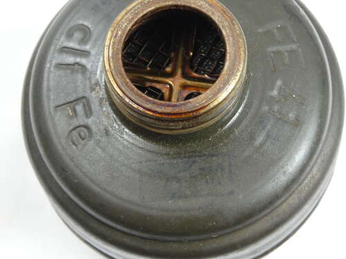 WW2 German Gas Mask And Canister