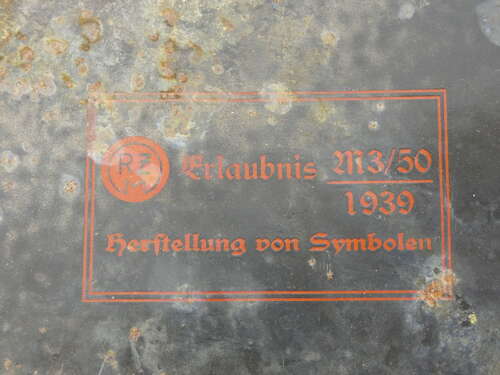 WW2 German NSDAP Dept Sign