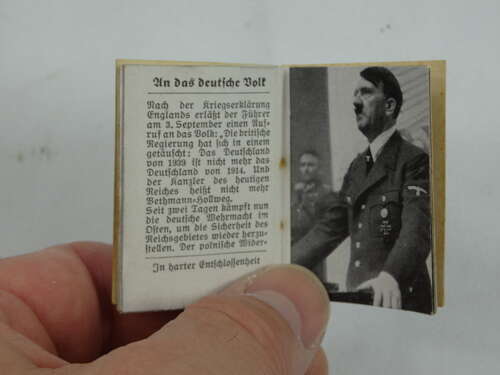 WW2 German Miniature Booklet
