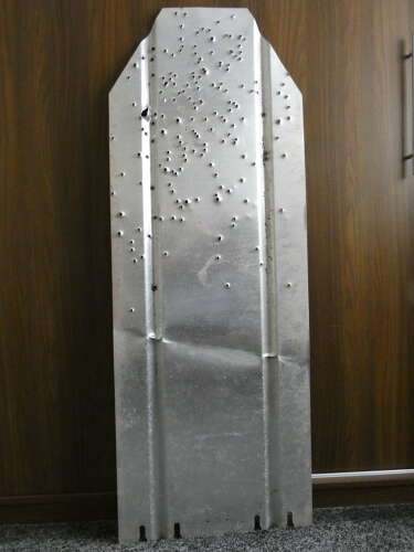 Army Target With Bullet Holes
