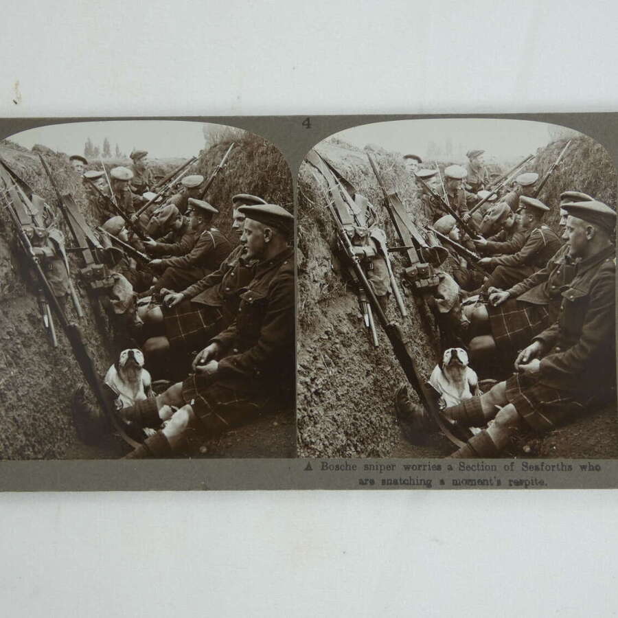 WW1 Stereograph Photo