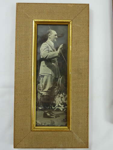 WW2 Adolf Hitler Framed Photos x 2